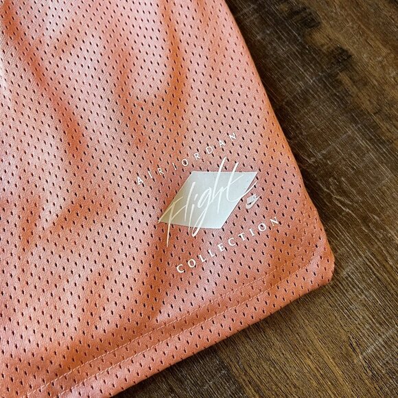 Jordan Shorts XL Mens Essentials Mesh Pink Peach $55 - Picture 6 of 11